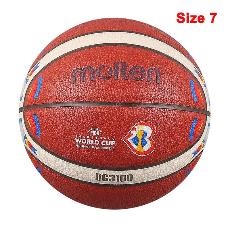New High Quality Basketball Ball Official Size 7/6/5 PU Leather Outdoor Indoor Match Training Men Women Basketball Baloncesto