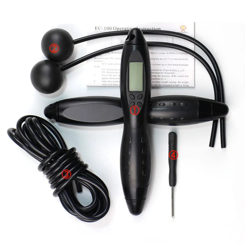 3M Jump Ropes with Electronic Counting Skip Rope Outdoor Lose Weight Fitness Equipment Cordless Rope Skipping Cuerda Deporte
