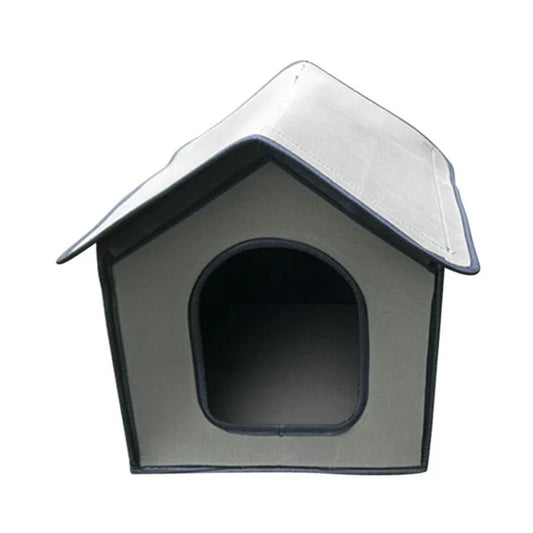 Large Pet Dog House Outdoor Foldable Bed Waterproof Weatherproof Cat Kennel Nest with Inner Pad Pet Shelter Cat Dogs House Tent