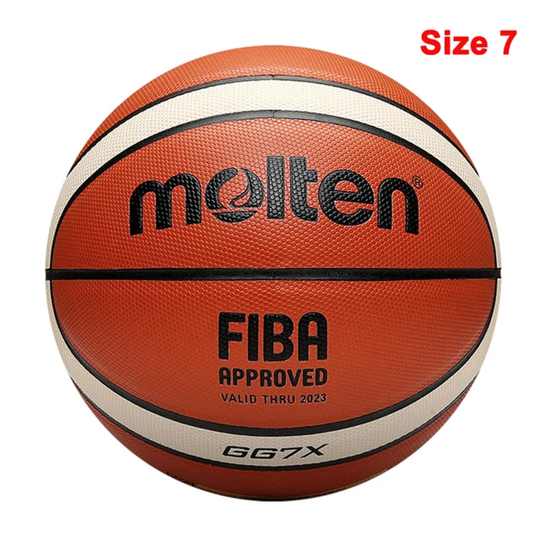 New High Quality Basketball Ball Official Size 7/6/5 PU Leather Outdoor Indoor Match Training Men Women Basketball Baloncesto