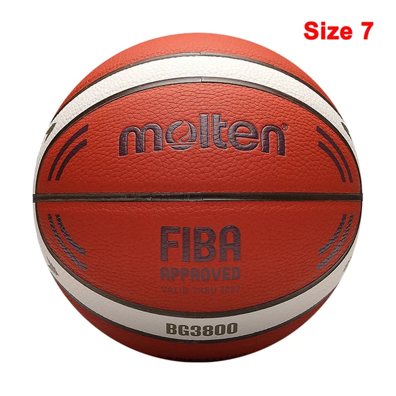 New High Quality Basketball Ball Official Size 7/6/5 PU Leather Outdoor Indoor Match Training Men Women Basketball Baloncesto