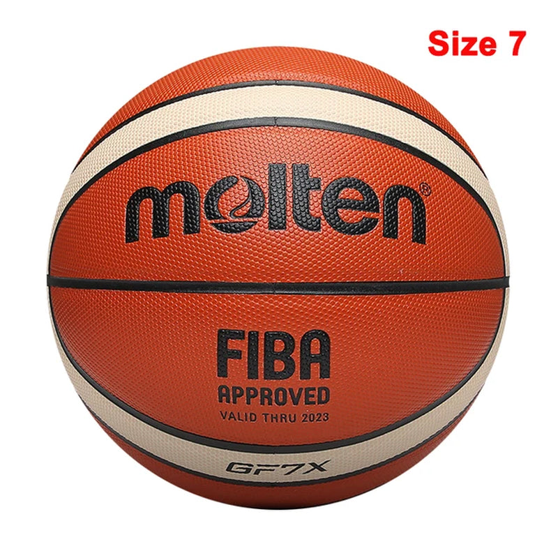 New High Quality Basketball Ball Official Size 7/6/5 PU Leather Outdoor Indoor Match Training Men Women Basketball Baloncesto