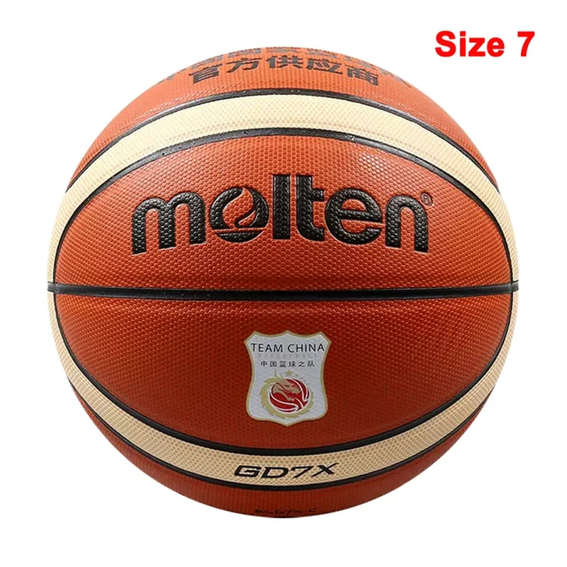 New High Quality Basketball Ball Official Size 7/6/5 PU Leather Outdoor Indoor Match Training Men Women Basketball Baloncesto