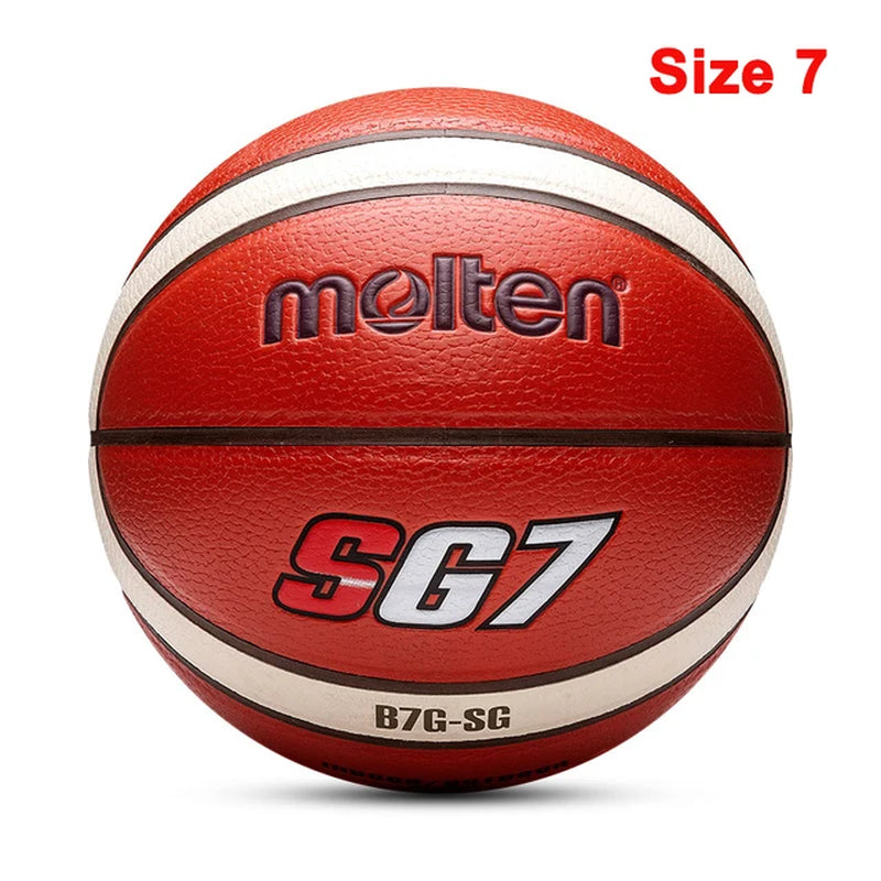 New High Quality Basketball Ball Official Size 7/6/5 PU Leather Outdoor Indoor Match Training Men Women Basketball Baloncesto