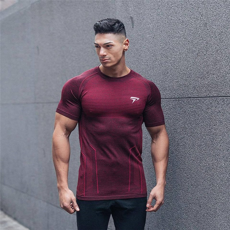 2022 New Brand Running Shirt Men'S Long Sleeve Gym Shirt Men Sportswear Compression Dry Fit Shirts for Men Fitness Sport T-Shirt