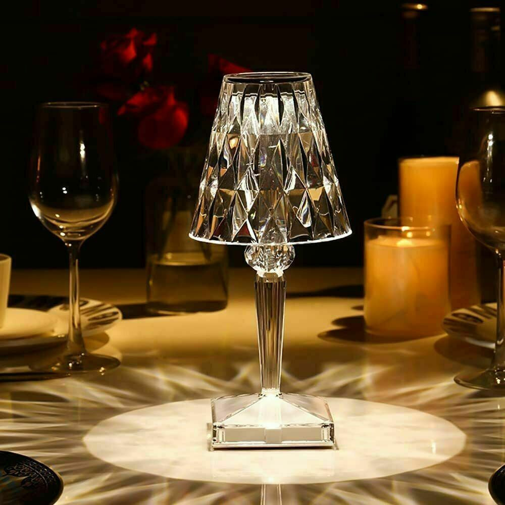 Lampada Da Tavolo Led Ricaricabile Touch per Ristoranti Bar Hotel HA-1638