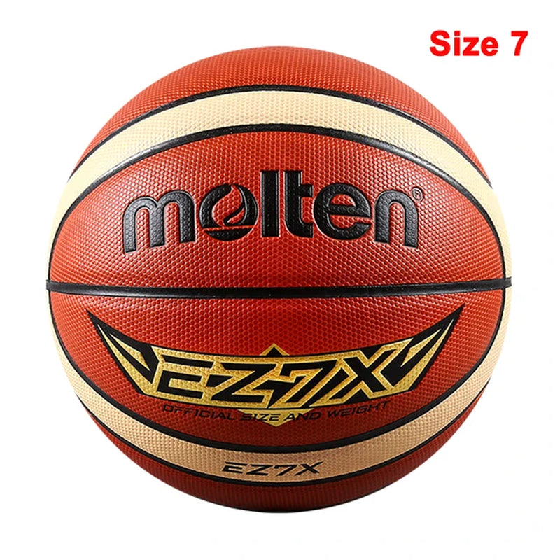 New High Quality Basketball Ball Official Size 7/6/5 PU Leather Outdoor Indoor Match Training Men Women Basketball Baloncesto
