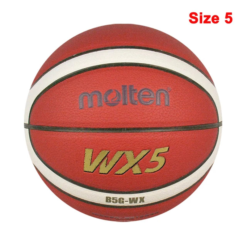New High Quality Basketball Ball Official Size 7/6/5 PU Leather Outdoor Indoor Match Training Men Women Basketball Baloncesto